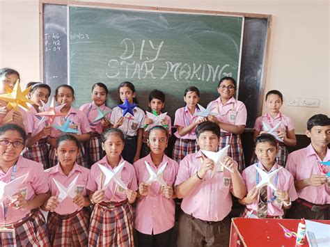 Class 5th DIY Star Making :: St. Mary's Public School