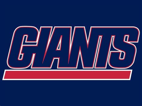 Download New York Giants Wordmark Logo Wallpaper | Wallpapers.com