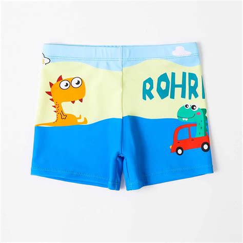 Herrnalise Boys Swim Trunks Toddler Swim Shorts Quick Dry Beach Swim ...
