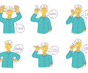 Image result for Chimp Learn Sign Language