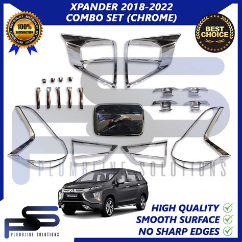 Mitsubishi Xpander GLX / GLS 2018 - 2021 Chrome / Xpander Accessories Parts / Garnish Cover ...