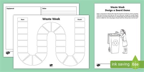 Waste Week Design A Board Game