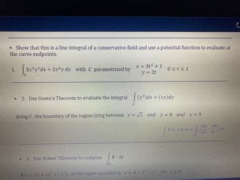 Image result for Line Integral of Conservative Field