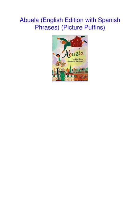 PPT - [READ DOWNLOAD] Abuela (English Edition with Spanish Phrases ...