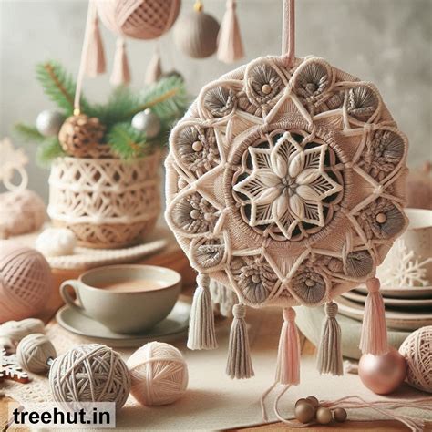 Macramé Christmas ornaments patterns and how to make them, Macramé Ideas