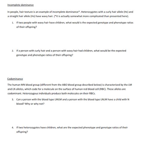 Image result for Incomplete Dominance Hair Example