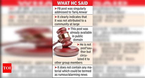 HC quashes FIR filed against man for ‘unmindful’ sharing of FB post ...