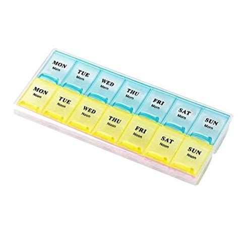 Buy 7 Day Morning / Afternoon Pill Box Organizer Online in Pakistan ...