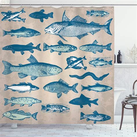 fish shower curtain