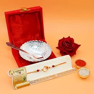 Buy AC ANAND CRAFTS Premium Rakhi for Brother with Gift Silver Plated ...