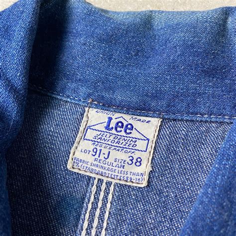 復刻 ハウスマークタグ Lee リー 91-J デニムカバーオール メンズL相当 古着 濃色【デニムジャケット】 | cave 古着屋【公式 ...