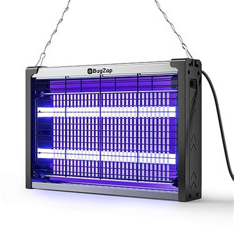 BUGZAP Mosquito Killer Lamp - Automatic 1200V High Voltage Fly Trapper ...