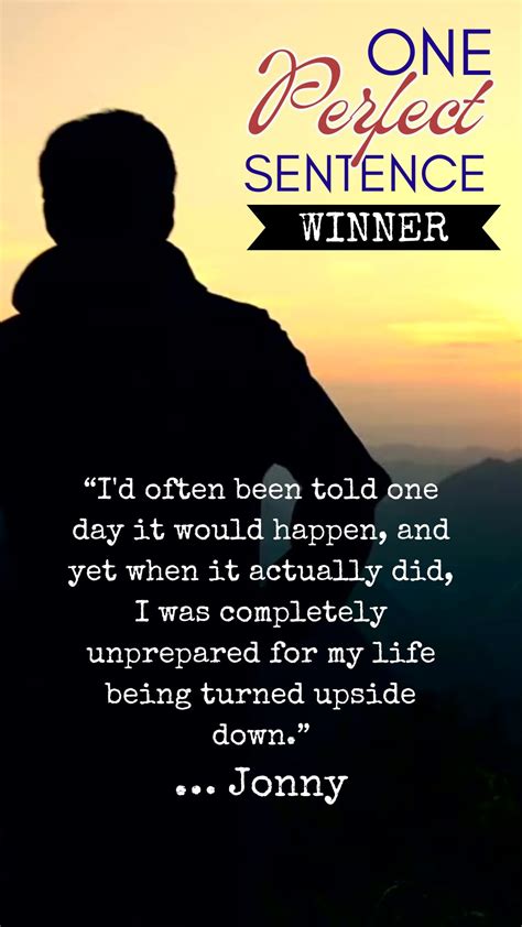 And our second joint winner for this month’s “One Perfect Sentence ...