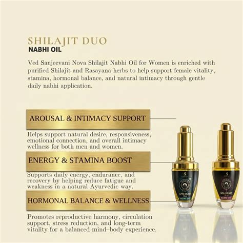Shilajit Nabhi Oil DUO for Men and Women