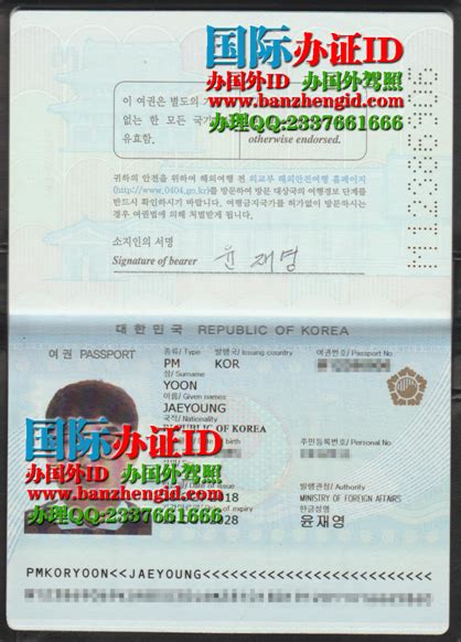 韩国护照签证办理