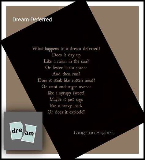 Dream Deferred-Langston Hughes | Poetry For All Seasons and Emotions