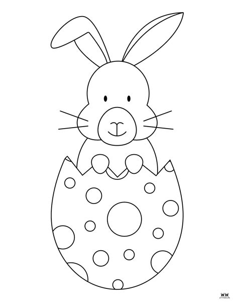 Easter Bunny Coloring Pages - 75 FREE Pages | Printabulls