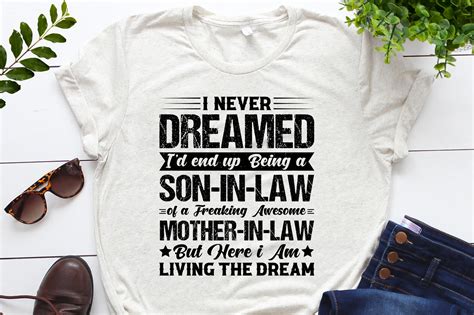 Son-in-law of Awesome Mother-in-law Graphic by T-Shirt Design Bundle ...