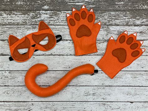 Kids Orange Cat Costume