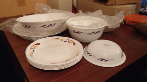 Corelle India Impressions Celebration Dinner Set,21 Pcs : Amazon.in ...
