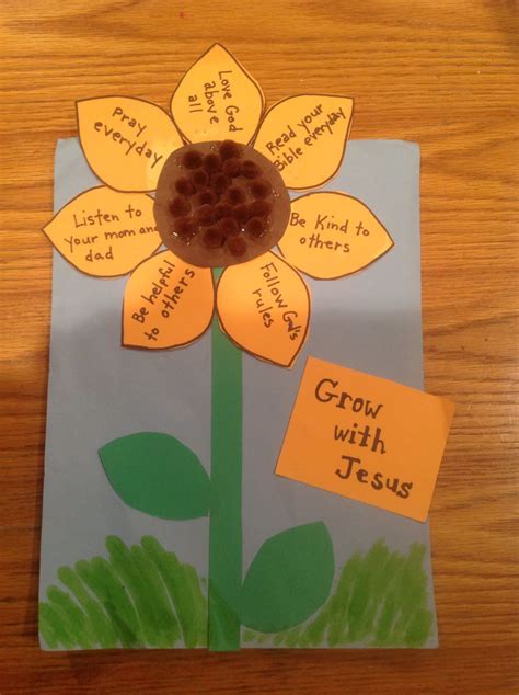 Grow with Jesus Bible Craft