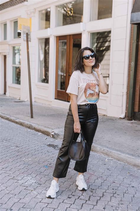 How To Style Faux Leather Pants - an indigo day | Lifestyle Blog