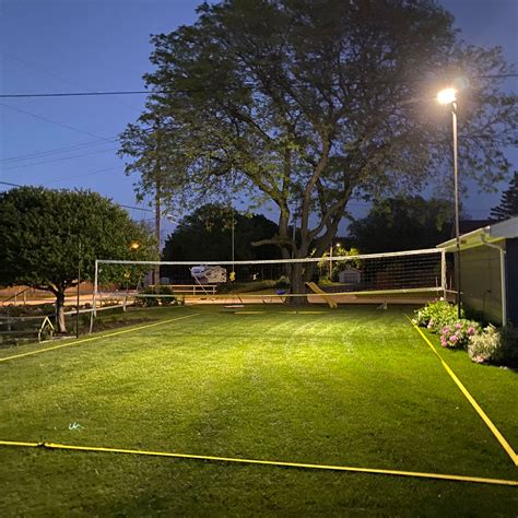 Outdoor Volleyball Court Lighting Layout Beach Sports Center Lighting