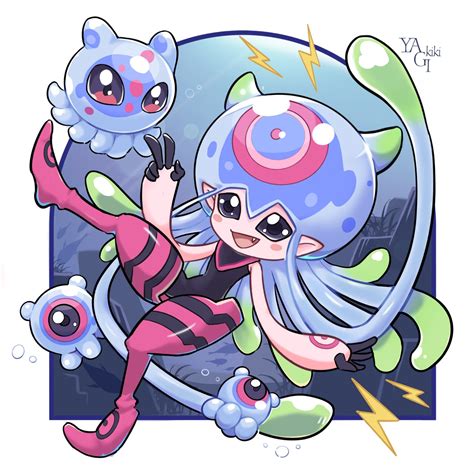 jellymon, puyoyomon, and puyomon (digimon) drawn by yagikiki | Danbooru
