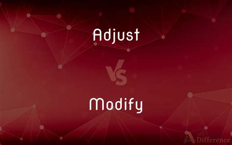 Image result for Alter vs Modify