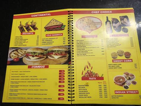 Menu at The Spicy Saga Jawahar Nagar, Sri Ganganagar, 3-1-18