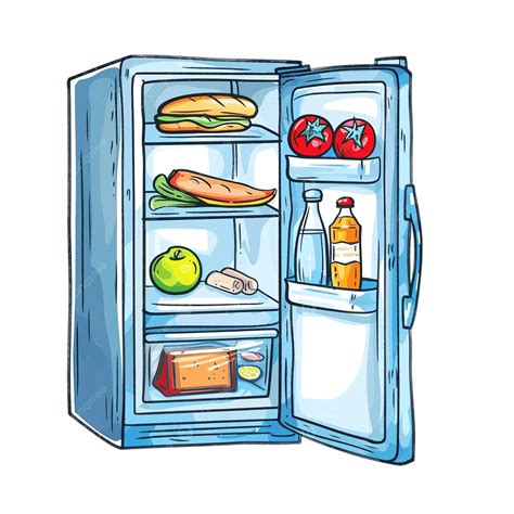 Home Fridge Refrigerator Cartoon, Home Clipart, Cartoon Clipart, Fridge ...