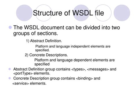 Image result for Web Services Description Language WSDL Tutorial