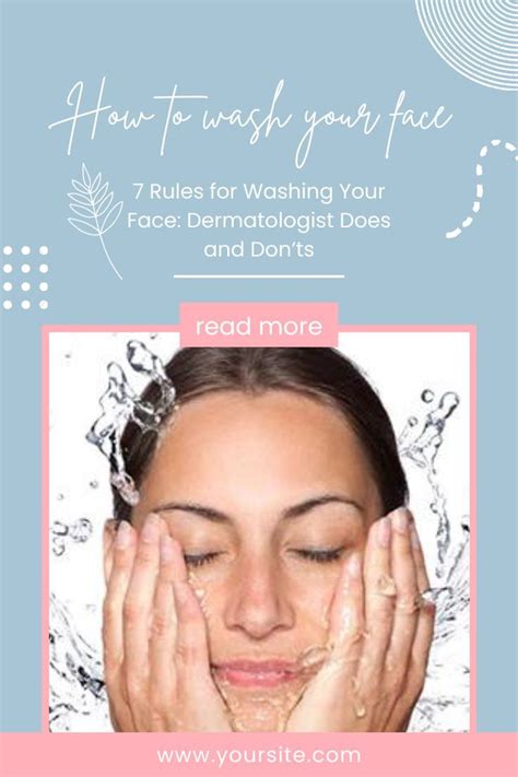 Image result for Washing Face Routine