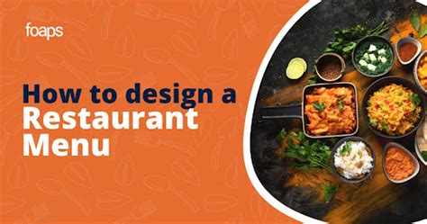 Creating Restaurant Menus 的图像结果