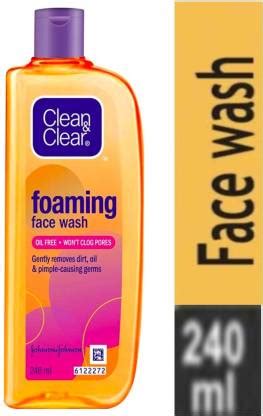 Clean & Clear Foaming face wash, oil free , Gently removes dirt , oil ...