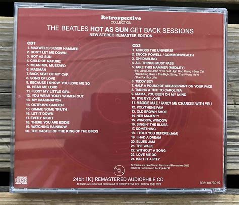 Yahoo!オークション - THE BEATLES / HOT AS SUN = GET BACK SESSIONS ...