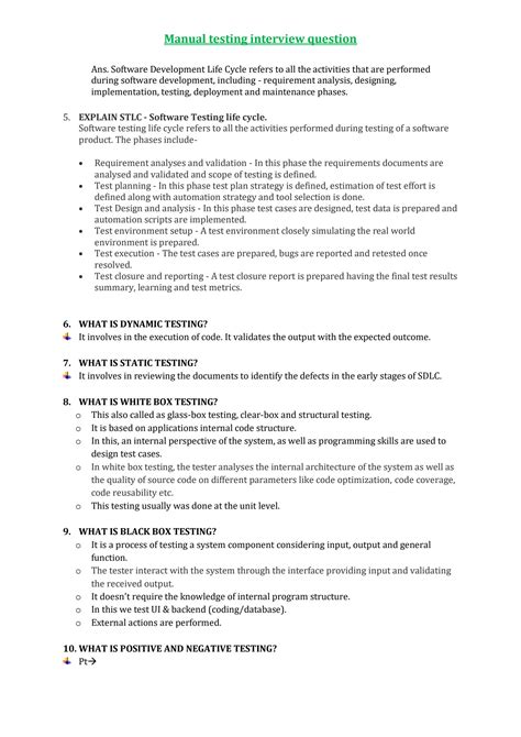 Image result for Manual Testing Interview Questions