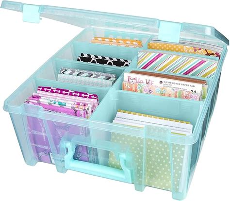ArtBin 6990AA Super Satchel Double Deep with Removable Aqua Plastic Art ...