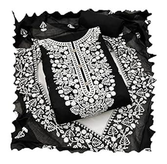 Buy NILKANTH CREATION Women's Chanderi Cotton Unstitched Salwar Suit ...