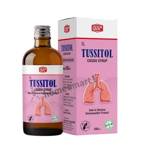 BBP Tussitol Cough Syrup for Allergic dry & Spasmodic cough – Homeomart