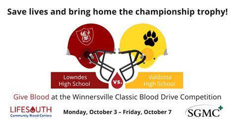 SGMC and LifeSouth to Sponsor Winnersville Classic Blood Drive Competition - South Georgia ...