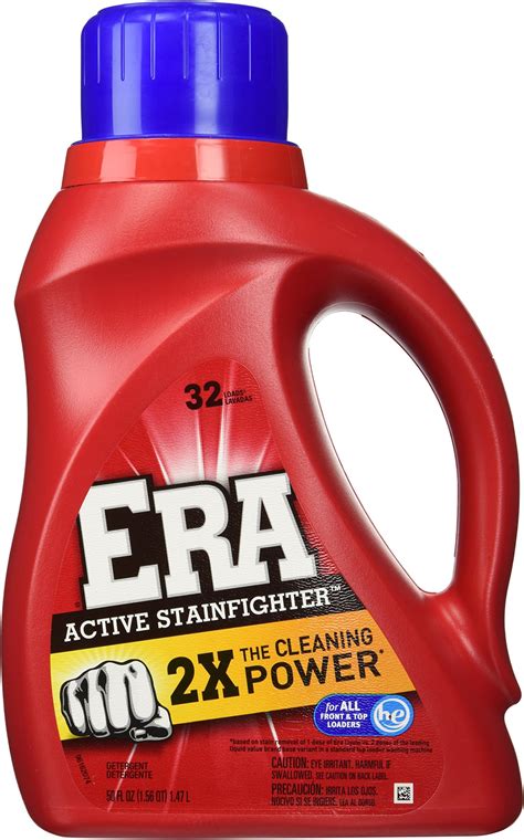 Amazon.com: Era Regular Liquid Laundry Detergent, 50 Ounce : Health ...