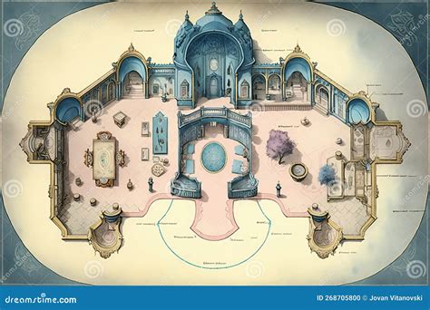 Fantasy Castle Floor Plan