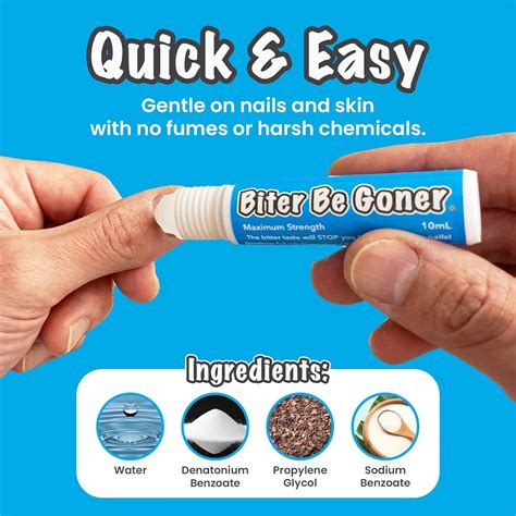 Nail Biting Deterrent, Nail Biting Treatment for Kids and Adults, Nail ...