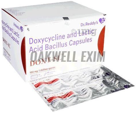 Doxt-sl Doxycycline Lactic Acid Bacillus Capsules Manufacturer ...