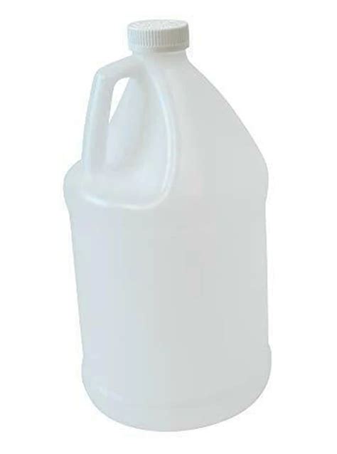 1 Gallon Natural High Density Plastic Jug (HDPE) Jugs with Child Proof ...