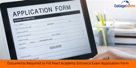 Documents Required to Fill Pearl Academy Entrance Exam 2024 Application ...