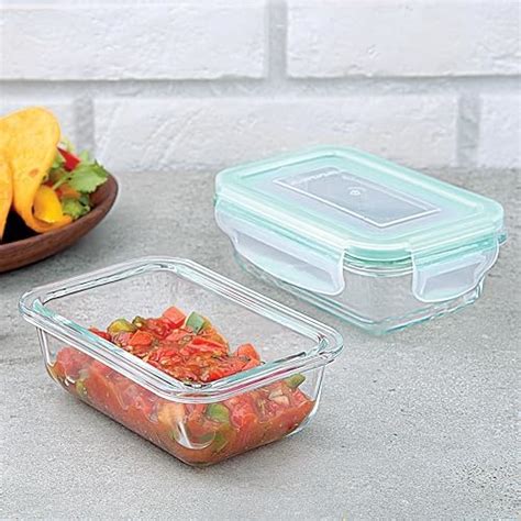 Buy La Opala Cook Serve Store 100% Borosilicate Glass Storage Container ...