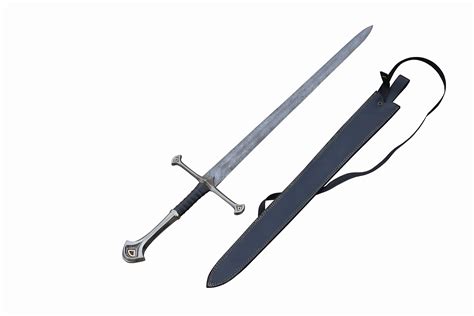 Buy Lord of The Rings Anduril of King Aragorn Damascus Steel Narsil ...