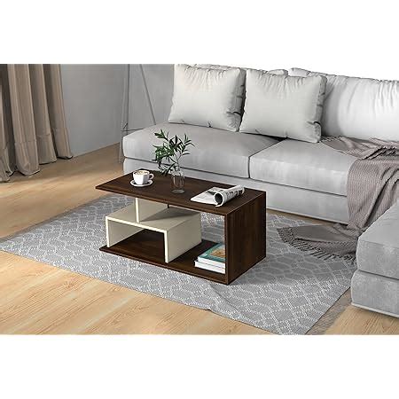 BLUEWUD Smohn Engineered Wood Coffee Center Sofa Tea/Teapoy Console ...